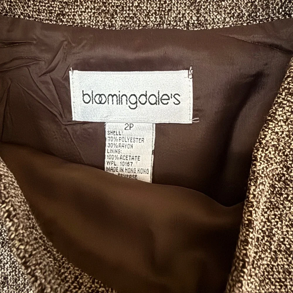 Bloomingdale's Black and Gray Midi Skirt - Picture 4 of 4